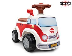 Falk Odrážedlo 703 Vintage minivan s otvíracím sedadlem a volantem s klaksonem