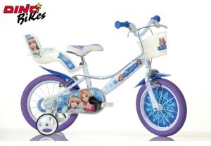 DINO Bikes - Dětské kolo 14"" Snow Queen 2022