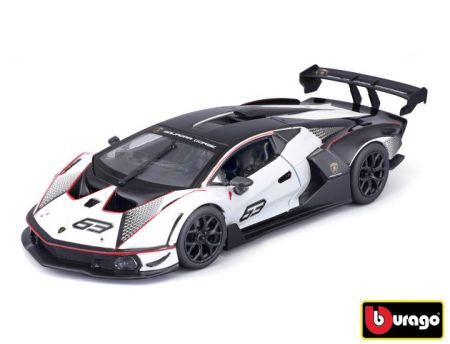 Bburago 1:32 Race Lamborghini Essenza SCV12 White