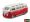 Bburago 1:32 Volkswagen Van Samba Red-White