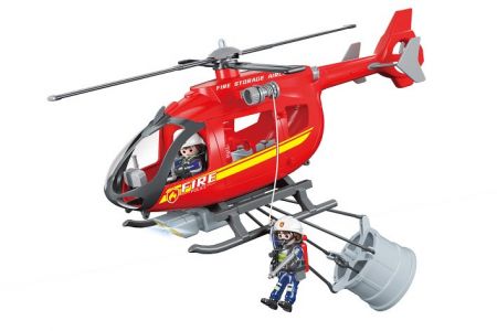 Helikoptéra hasiči s efekty 38cm