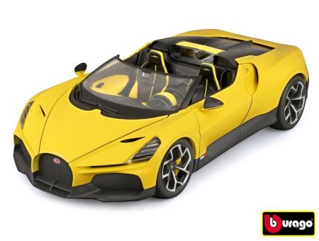 Bburago 1:18 TOP - Bugatti Mistral - Yellow
