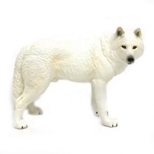 E - Figurka Vlk bílý 12 cm