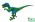 Figurka Dino Velociraptor 18 cm