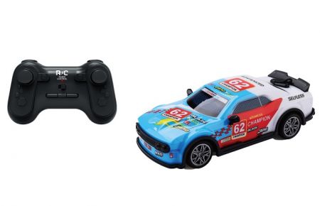 Auto 62 Champion svítící dýmící RC na dálkové ovládání 19 cm