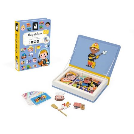 Janod Magnetická kniha Magnetibook Povolání