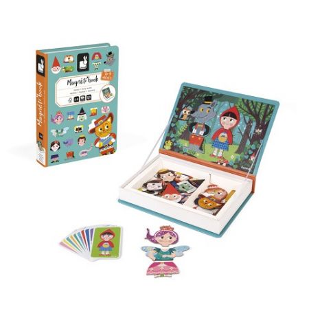 Janod Magnetická kniha Magnetibook Pohádky