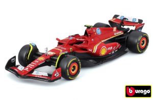 Bburago 1:43 Formula F1 Ferrari Scuderia SF-24 (2024) nr.55 Carlos Sainz