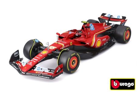 Bburago 1:18 Formula F1 Ferrari Scuderia SF-24(2024) nr.55 Carlos Sainz - with driver and 
