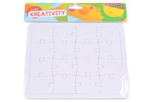 Kreativní set - puzzle na vybarvení