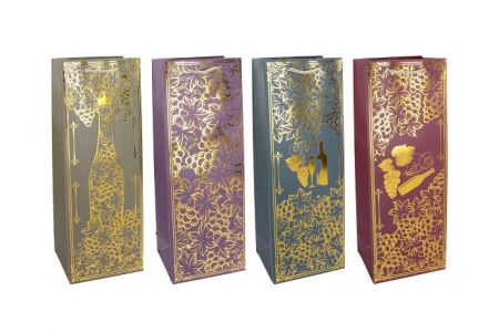 Dárková taška na láhev M 36x12,5x8,5 cm Celorok