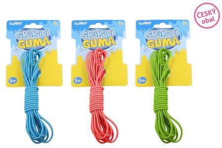 Skákací guma 5m, 3druhy (guma-na-skákání)
