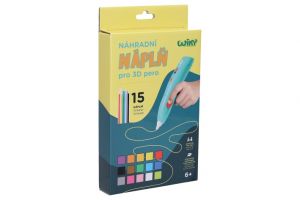 Náhradní náplně do 3D pera WIKY 15x3 m - český obal