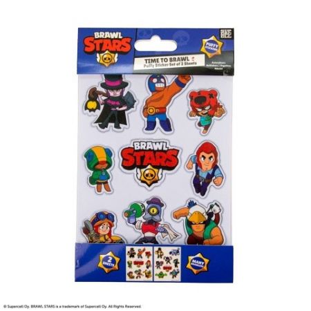 Brawl Stars 3D samolepky