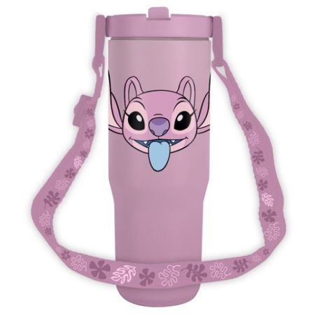 Lilo a Stitch cestovní hrnek s popruhem Angel
