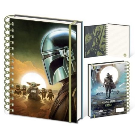 Mandalorian a Grogu blok A5 (Sunset)