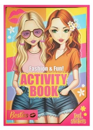 Kniha pro módní kreativity Faschion and fun A4 Besties
