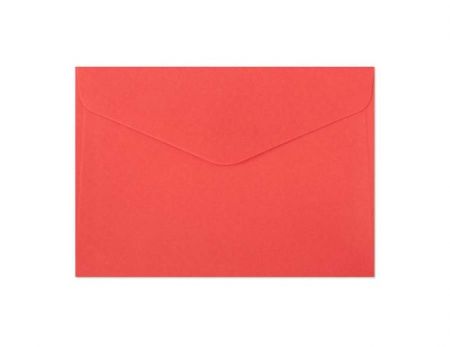 Ozdobné obálky Smooth - B6, 110 g/m2, červené