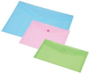 Spisové desky, s drukem, zelené, PP, DL, 160 micron, PANTA PLAST