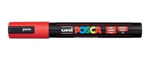Dekorační popisovač "Posca", červená, 1,8-2,5 mm, UNI