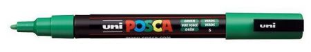Dekorační popisovač "Posca", zelená, 0,9-1,3 mm, UNI