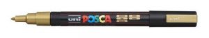 Dekorační popisovač "Posca", zlatá, 0,9-1,3 mm, UNI