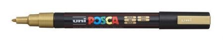 Dekorační popisovač "Posca", zlatá, 0,9-1,3 mm, UNI