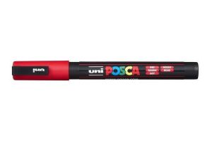 Dekorační popisovač "Posca", červená, 0,9-1,3 mm, UNI