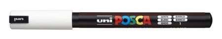 Dekorační popisovač "Posca PC-1M", bílá, 0,7 - 1,0 mm, UNI