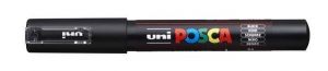 Dekorační popisovač "Posca PC-1M", černá, 0,7 - 1,0 mm, UNI