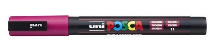 Dekorační popisovač "Posca PC-3M", fuchsie, 0,9-1,3 mm, UNI