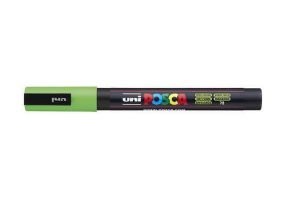 Dekorační popisovač "Posca PC-3M", zelená jablko, 0,9-1,3 mm, UNI
