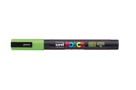 Dekorační popisovač "Posca PC-3M", zelená jablko, 0,9-1,3 mm, UNI