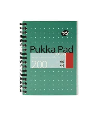 Blok "Metallic Jotta", A6, linkovaný, 100 listů, spirálová vazba, PUKKA PAD