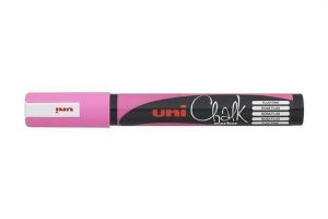 Křídový popisovač "PWE-5M", fluorescenční růžová, 1,8-2,5mm, UNI