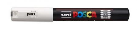 Dekorační popisovač "Posca", bílá, 0,7 - 1,0 mm, UNI