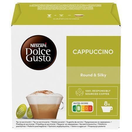 Kapsle do kávovaru, 16 ks, NESCAFÉ "Dolce Gusto Cappuccino"