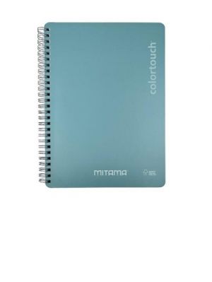 Spirálový sešit "i-Note", 18,5x24, čistý, 90 listů, tyrkysová, MITAMA 62278-90213