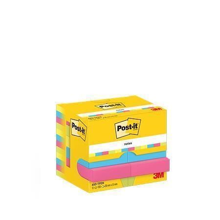 Samolepicí bloček, energetik, 38x51 mm, 12x100 listů, 3M POSTIT