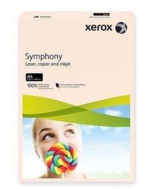 Xerografický papír "Symphony", lososová, A4, 80g, XEROX