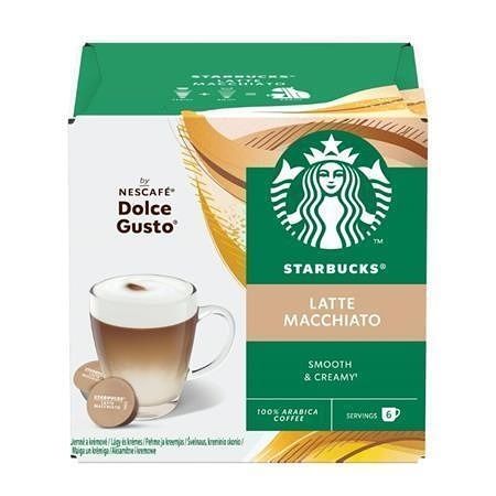 Kávové kapsle "Latte Macchiato", 6+6ks, STARBUCKS by Dolce Gusto
