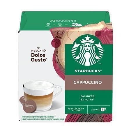 Kávové kapsle "Cappuccino", 6+6ks, STARBUCKS by Dolce Gusto