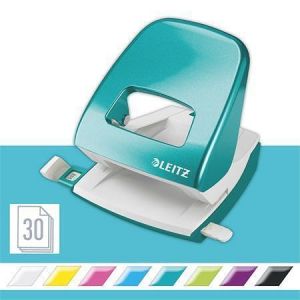 Děrovačka "Nexxt Style 5008", metalická ledově modrá, 30 listů, LEITZ