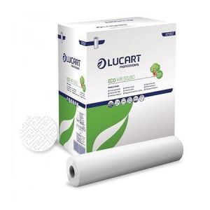 Papír na vyšetřovací stůl "Eco MR 55/80", bílá, 2-vrstvý, 55 cm x 80 m, 6 rolí, LUCART 870