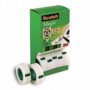 Lepicí páska, 2ks navíc, 19mm x 33m, 3M/SCOTCH "Magic Tape"