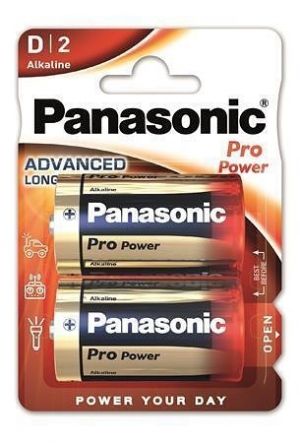 Baterie "Pro power", D 2 ks, PANASONIC