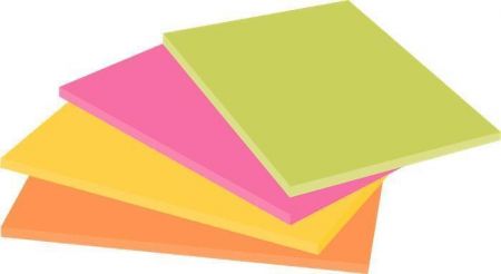 Samolepicí bloček, mix barev, 149x98 mm, 4x45 listů, 3M POSTIT