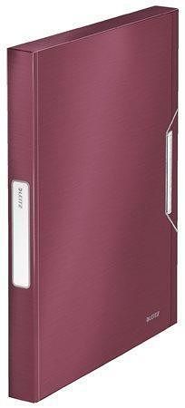 Box na spisy "Style", granátově červená, 30 mm, PP, A4, LEITZ