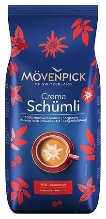 Káva "Schümli", pražená, celá zrna, 1000g, MÖVENPICK 170060