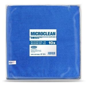 Utěrka "MicroCLEAN", modrá, univerzální, 10 ks, 32 x 32 cm, BONUS B319